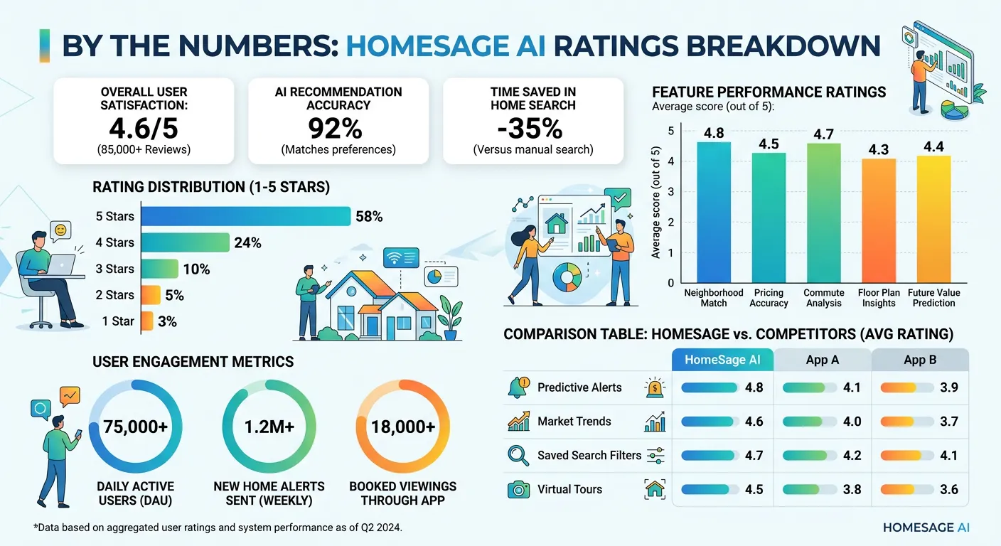 ai for real estate listings analysis — By the Numbers: HomeSage AI Ratings Breakdown
