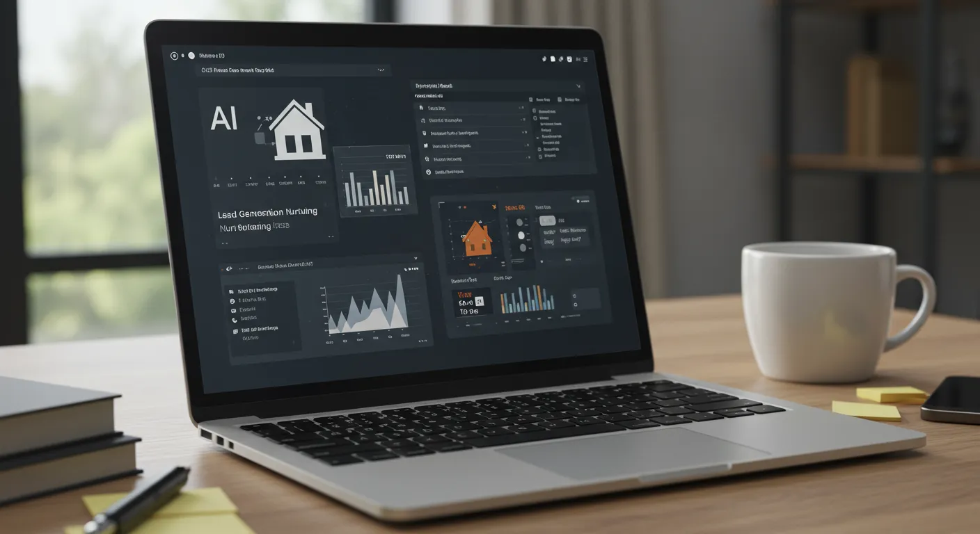 ai lead generation nurturing real estate main interface dashboard