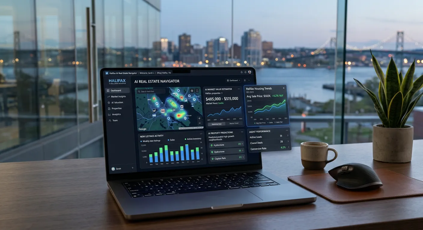ai tools for real estate canada halifax main interface dashboard