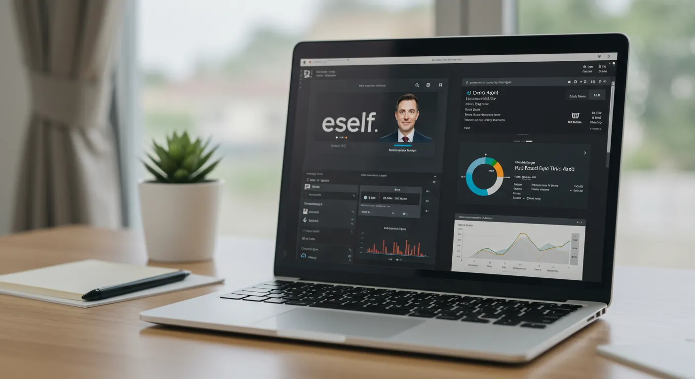 eself ai real estate agent main interface dashboard