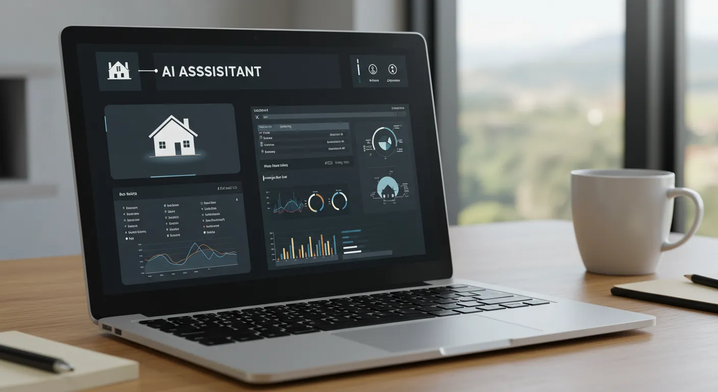 ai assistant for real estate main interface dashboard