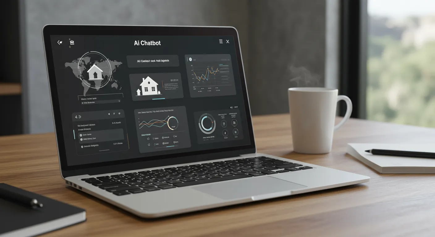 ai chatbot for real estate agents main interface dashboard