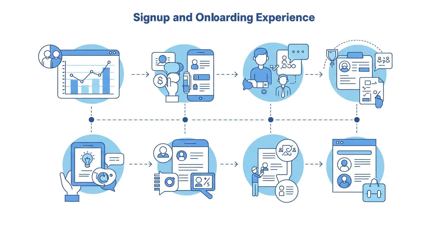 ai cold calling real estate feature — Signup & Onboarding Experience