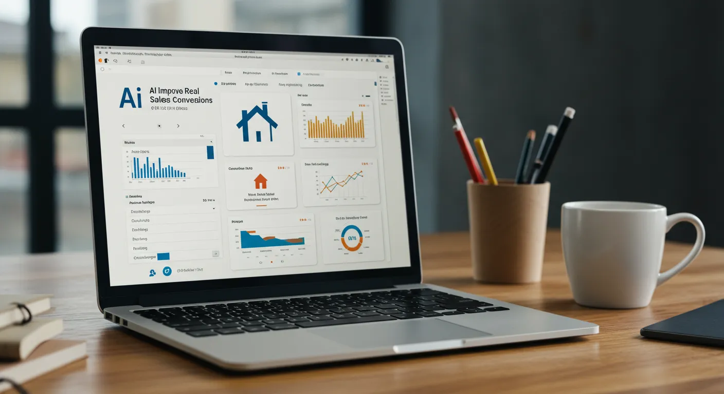 ai improve real estate sales conversions main interface dashboard