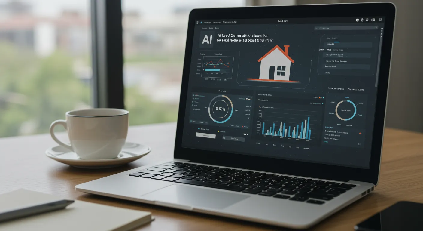 ai lead generation for real estate main interface dashboard