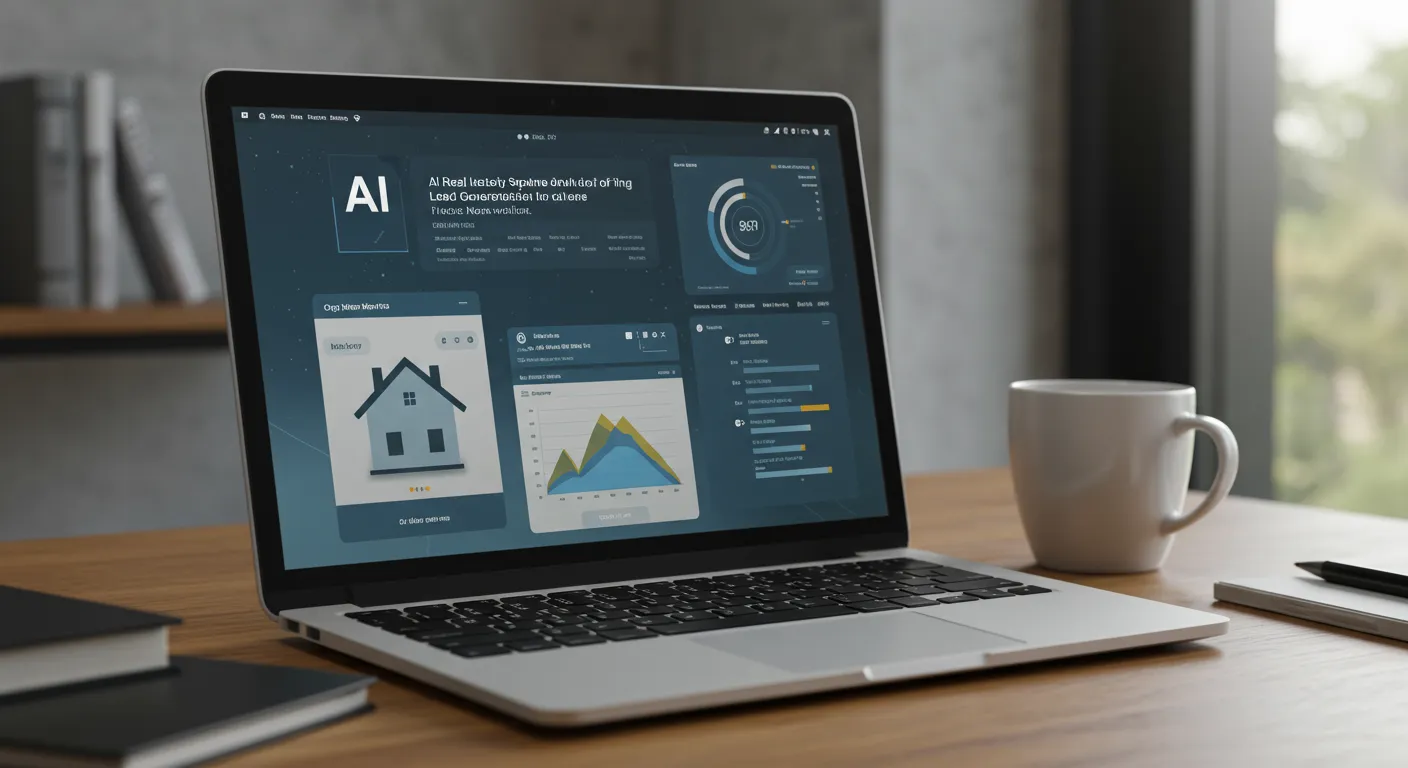 ai real estate lead generation main interface dashboard