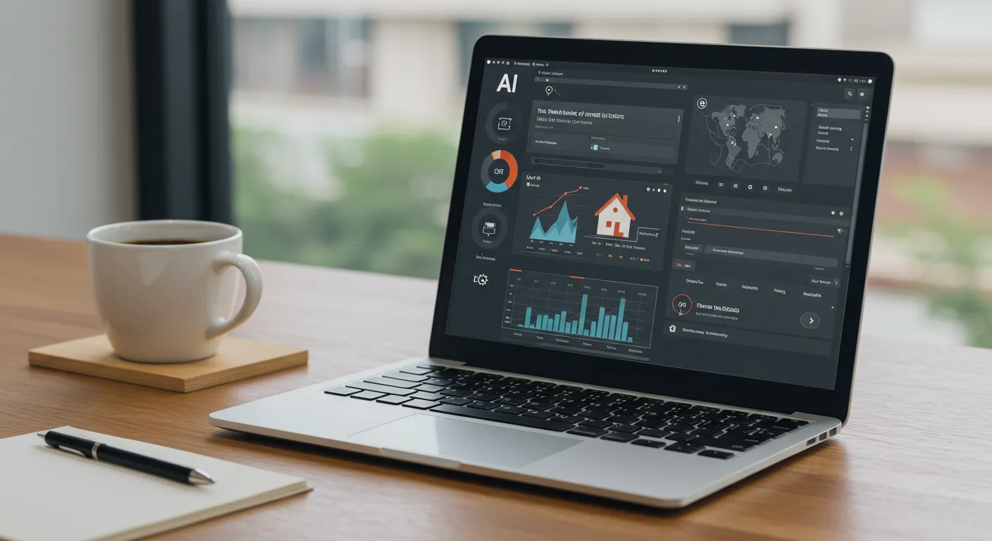 ai real estate listing description main interface dashboard