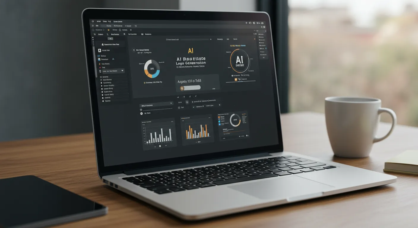 AI Real Estate Logo Generator main interface dashboard