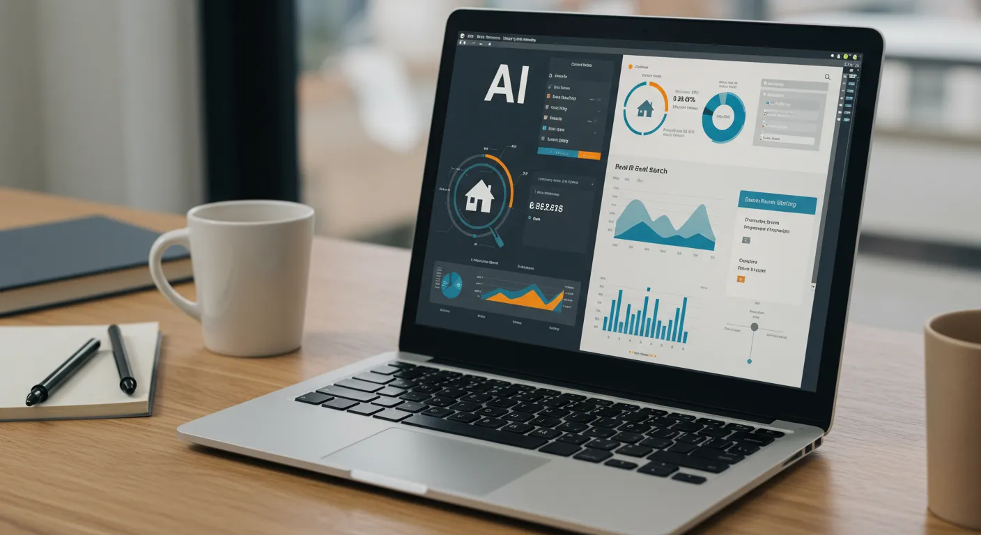 ai real estate search main interface dashboard