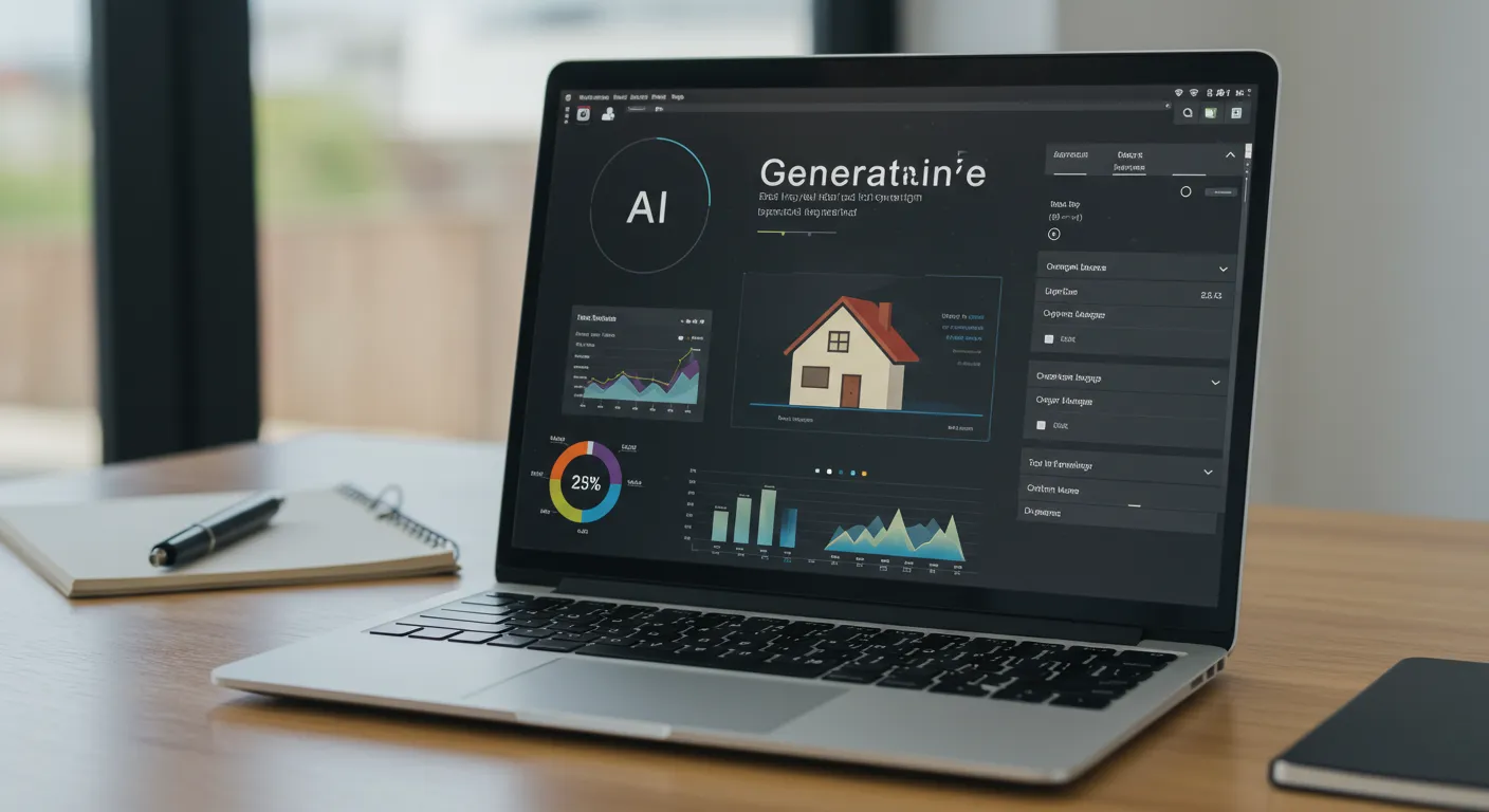 generative ai in real estate main interface dashboard