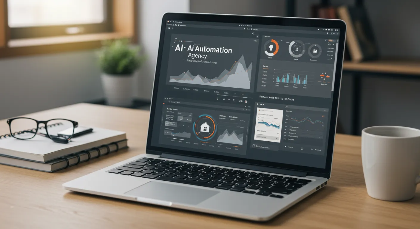 ai automation agency real estate main interface dashboard