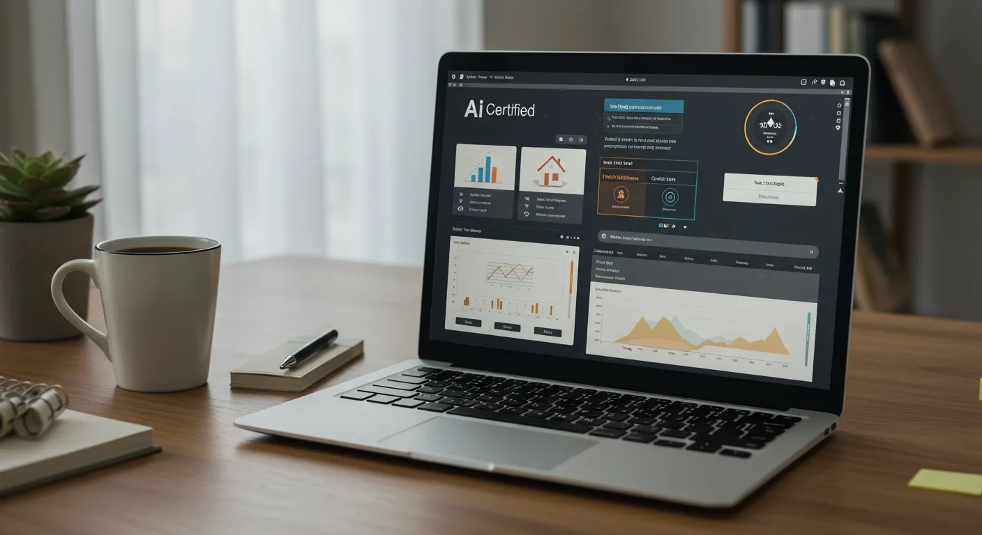 ai certified real estate agent main interface dashboard
