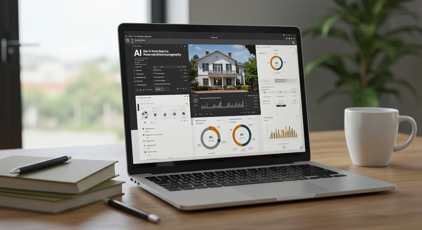 ai for real estate photography main interface dashboard