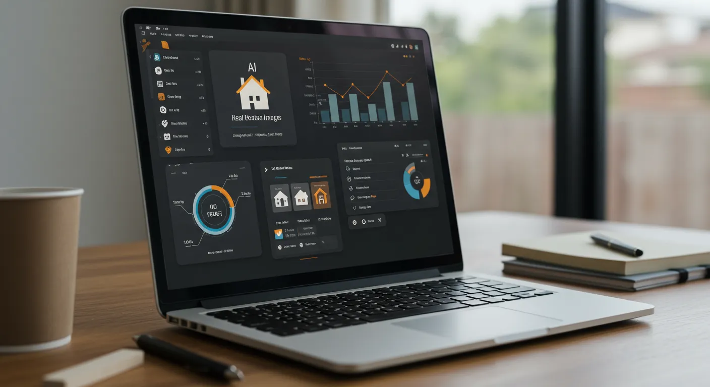 ai real estate images main interface dashboard