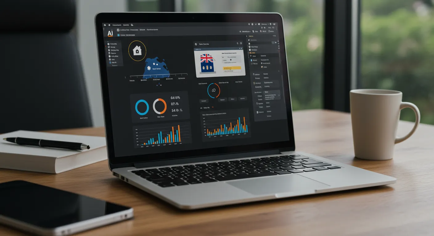 ai real estate platforms in australia main interface dashboard