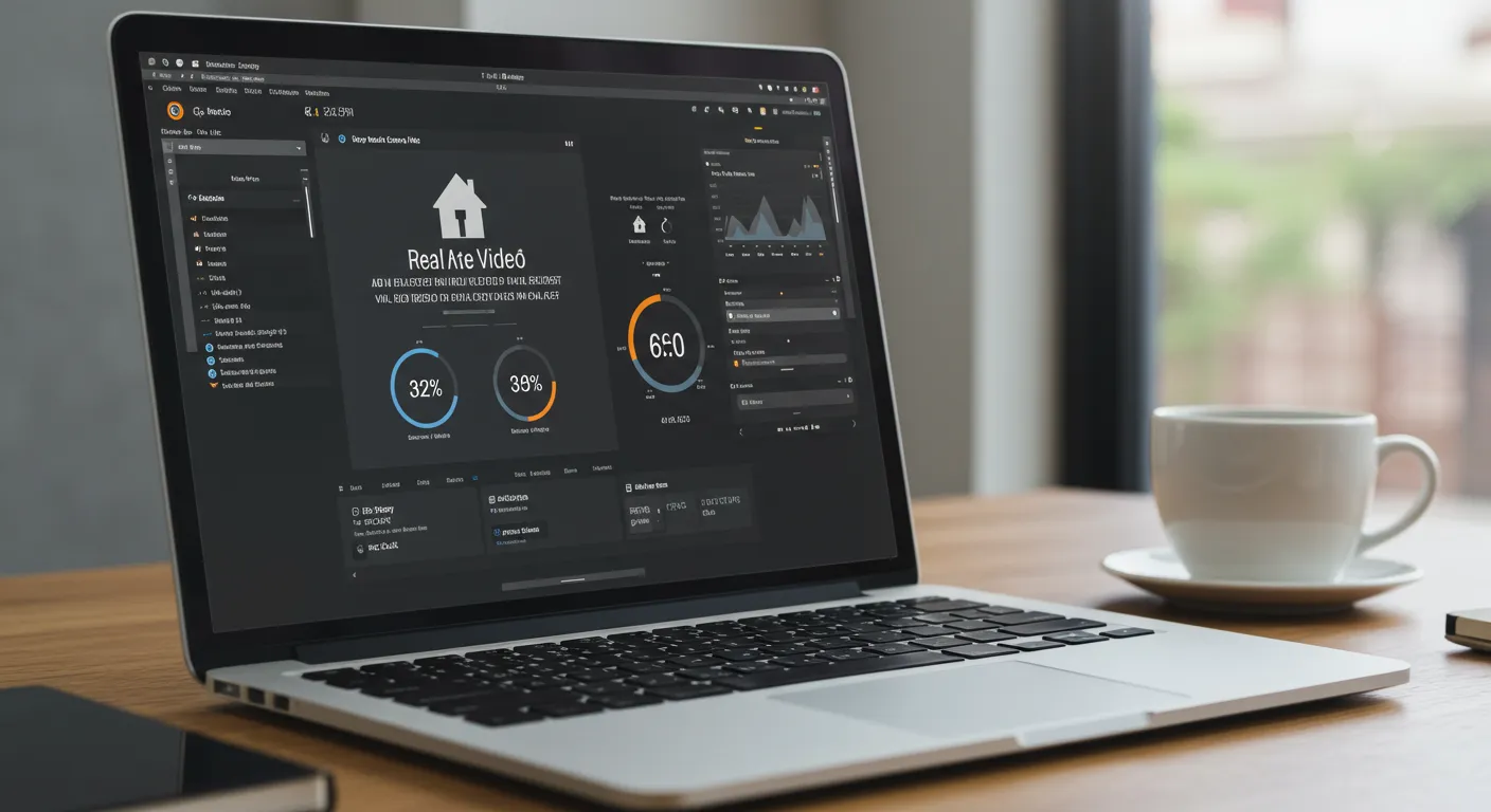 ai real estate video generator main interface dashboard