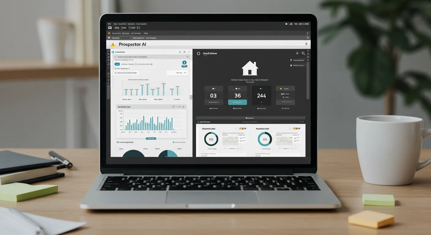 prospector ai real estate main interface dashboard