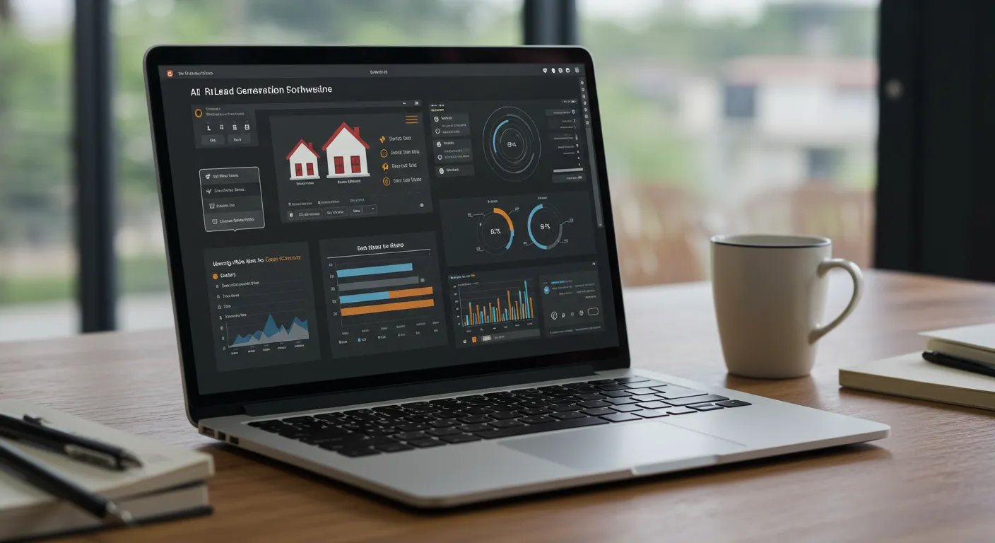 real estate ai lead generation main interface dashboard