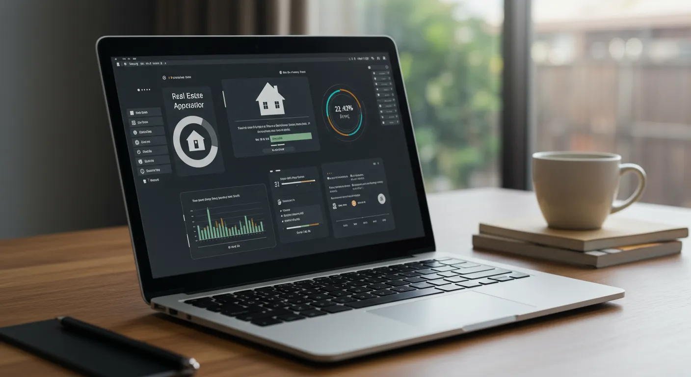 real estate appraisal ai main interface dashboard